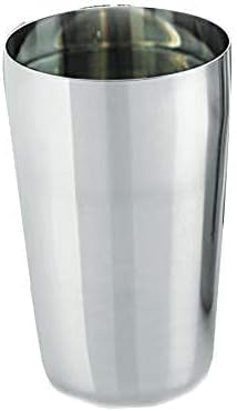 Шарвгун Стакло Од Нерѓосувачки Челик 22 Мерач За Вода За Пиење Удари сребрена Боја сет од 6