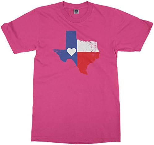 ThreadRock Деца Тексас Стејт знаме со маица со срце дете