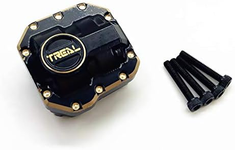 Treal Axial Scx10 II 2 Brass Diff Cover Front Front 50g за 90046 90047 RC Crawner
