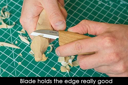 Биверкрафт Нож За Сечење Ц2 Детали За Резба На Дрво Нож Ц15 Блокови За Резба На Басвуд БВ12 Нож За Виткање За Фино Резба На Чипови
