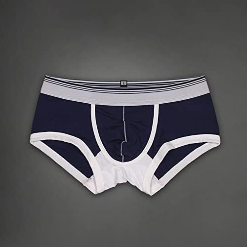 Менс боксерски шорцеви модни долна облека плескаат секси машки шорцеви, панталони за панталони, печатени машки рамни нозе на станови 10