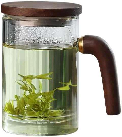 Лемаил Перика висококвалитетна стаклена чаша чај одвојување на вода пиење чај чај чаша personal специјални高档玻璃杯子