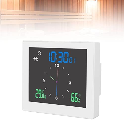Монитор на температурата на собата, приказ на бојата 30 -ти Брз аларм часовник за задно осветлување Мерач на влажност за домашна канцеларија