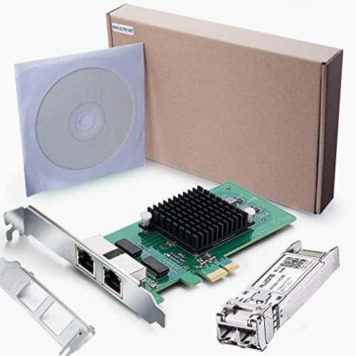 1,25G Gigabit Ethernet мрежна картичка за интерфејс за Intel 82576 CHIP до Intel E1G42ET и 10GBase-SR SFP+ предавател