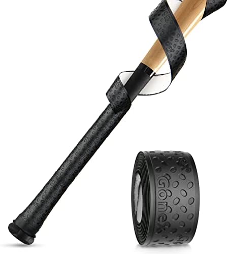 Затегната лента за лилјаци за бејзбол мекобол, 1,1 мм 40,16 '' Про, чувство на целосна лепило за бејзбол лилјак, црна обвивка