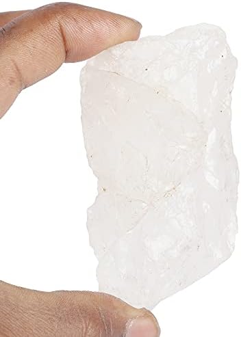 823.6 КТ. Исцелување кристално чист бел кварц груб скапоцен камен суров лековит камен за јога, медитација, чистење на аура FJ-268