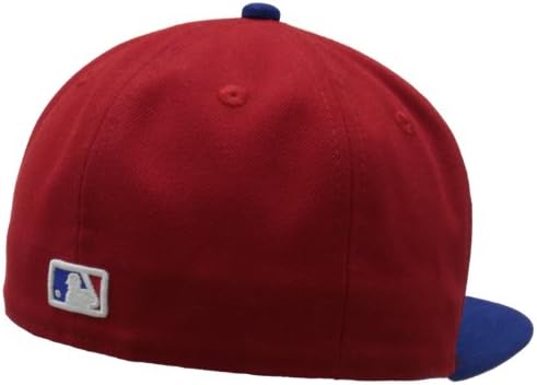MLB Филаделфија Филис Белиот фронт основен 59fifty вграден капа