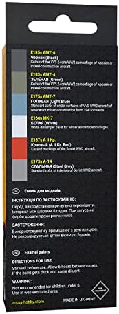 Arcus 1005 емајл бои постави средно-ww2 советски борци 6 бои во сет