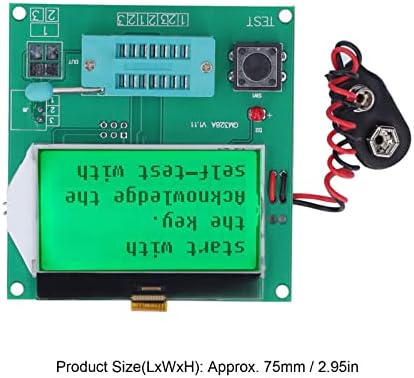 Мултиметар TheTwoo Tester, LCD кондензатор Мерач на фреквенција PNP NPN, генератор на сигнал на квадратни бранови GM328A точно