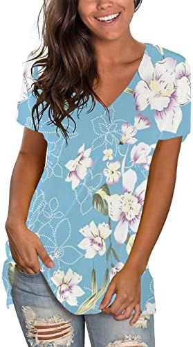 Маица со блуза за девојки лето есен кратки ракави мека удобна облека памук против вратот графички бренд блуза Gz gz