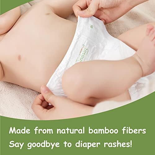 Аимисин Бамбус За Еднократна Употреба Бебешки Пелени Растителни Биоразградливи Меки Абсорбентни Пелени За Бебиња Хипоалергични За Чувствителна