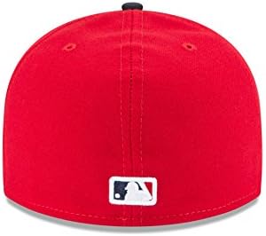 Нова ера MLB Minnesota Twins Alt 2 AC на поле 59fifty Опремено капаче, големина 7, црвена боја