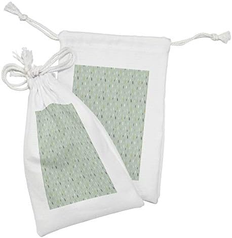 Необичен апстрактна торбичка за ткаенини од 2, повторувачки минималистички хипстер остава модерно печатење, мала торба за влечење