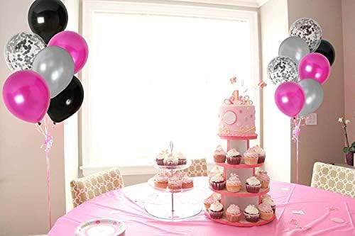 Балони во боја на глувчето, роденден, бебешки туш, украси за невестинска забава | Девојки, Womenенски партиски постави комплет | Hotешко