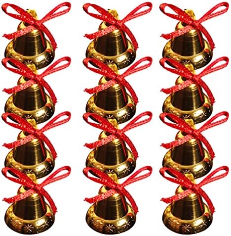 Генерички Гроздобер Ѕвона од Џингл: 36 парчиња Божиќни Ѕвона Орнаменти Ѕвончиња Со Ѕвона Со Божиќни Занаетчиски Ѕвона Виси Украси За Новогодишни
