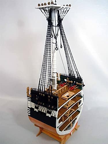 Модел Бродови УСС Уставот Пресек 1797 Дрво Модел-1: 76 Скала