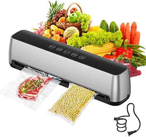 Вакуум-Запечатувач-Машина-Храна-Вакуум-Запечатувач Автоматски Систем За Запечатување Воздух За Складирање Храна Режими На Сува И Влажна Храна