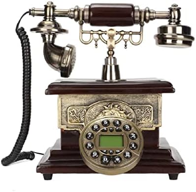 Старомоден телефон WYFDP Еден допир Редицијал Гроздобер Телефон за бар за канцеларија за кафуле