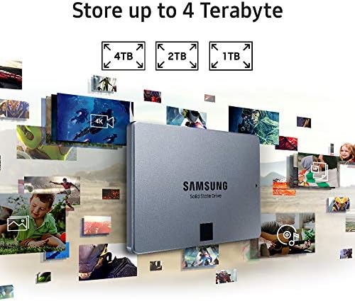 Samsung 860 QVO SSD 4TB - 2.5 Инчен SATA 3 Внатрешна Цврста Состојба Диск СО V-NAND Технологија, Греј