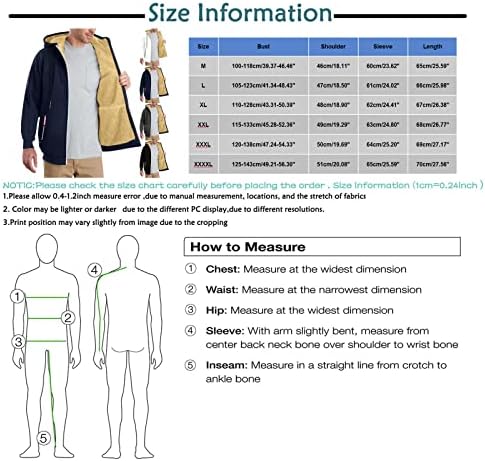 ADSSDQ јакни за мажи, плус големина Основна јакна за пешачење Менс Фестивал со долги ракави со долги ракави, палта се вклопуваат во меки целосни
