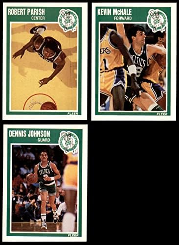 1989-90 Флер Бостон Селтикс Речиси Комплетен Тим Постави Бостон Селтикс НМ/Мт Селтикс