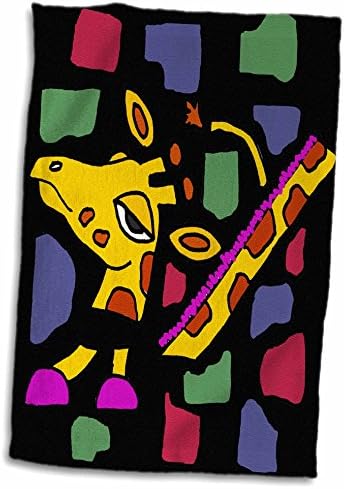 3drose сите насмевки уметност жирафи - смешна жирафа апстрактна уметност оригинал - крпи