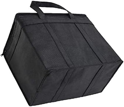 XL-големи изолирани торби за испорака на храна со долната чинија, еднократно изолирани кеси за купување, 16x9x13 инчи, идеална торба за испорака