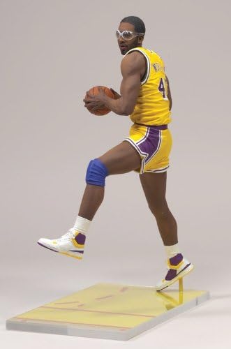 Спортски избор Jamesејмс Ворти / Лос Анџелес Лејкерс жолт дрес Мекфарлејн 6 инчи НБА Легенди серија 3 Акција фигура