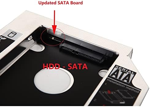 DY-tech 2 SATA HDD SSD Хард Драјвер Caddy за 12,7 mm Универзален Цд/ДВД-Ром Оптички Залив