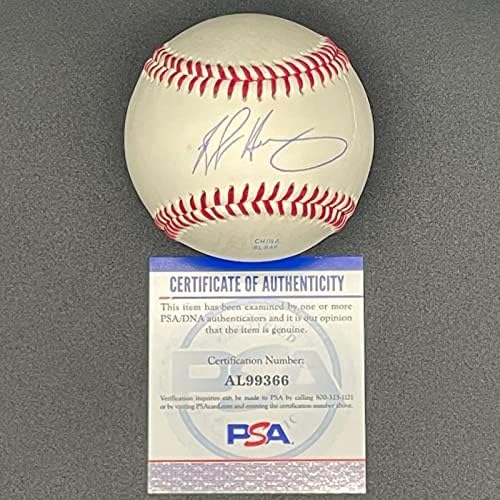 Боб Хаури потпиша бејзбол ПСА/ДНК автограмирана - автограмирани бејзбол