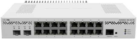 Mikrotik CCR2004-16G-2S+ PC Ethernet Router 16x Gigabit Ethernet порти, 2x10g SFP+ кафези.