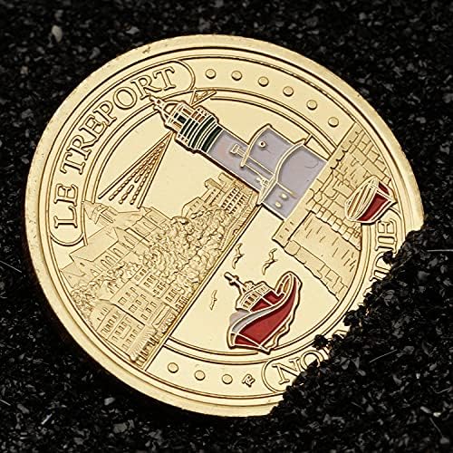 Административна Поделба На Франција Летрепол Колекционерска Позлатена Монета За Сувенири Шарена Комеморативна Монета