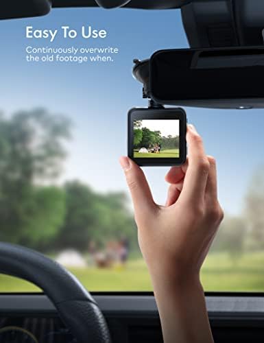 Цртичка Камера За Автомобили, 1080p Целосна HD Камера, Вшмукување Чаша Пред Контролната Табла Камера Рекордер, Супер Широк