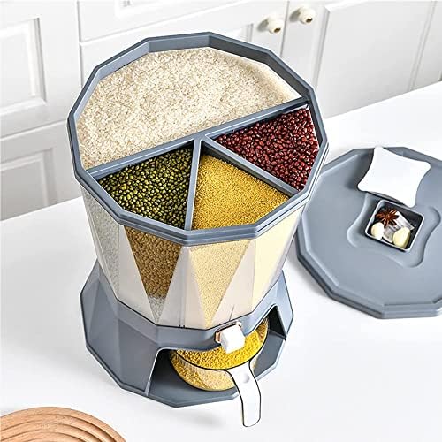 Класификација на домаќинства во кујната Атекги, ориз кофа ориз цилиндер за складирање на жито запечатен ротирачки под-решетка