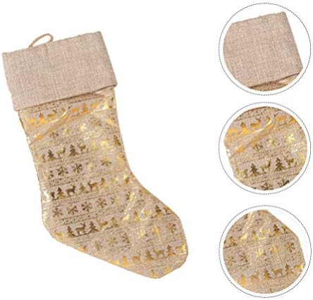 Bestoyard сјај Божиќни висечки чорапи со ирваси на новогодишна елка Снегулка Божиќни камиони за украси за новогодишни украси за украси за