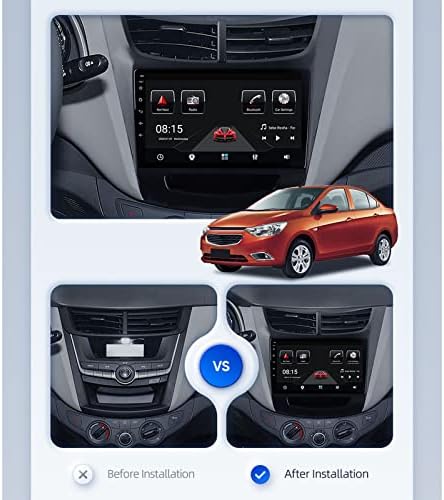ZYLR 9-Инчен Екран На Допир Двоен Din Автомобил Стерео Медиа Приемник, За Chevrolet Плови 2015-2018, Вграден Во Carplay &засилувач;