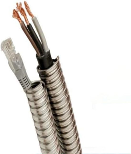 1 парчиња 304 нерѓосувачки челик метал навој црево метал брановидни црево жица ракав нерѓосувачки челик метал црево -