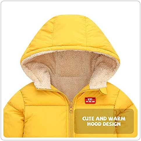 Зимско палто за топла качулка со топла руно јакна за момчиња за девојчиња