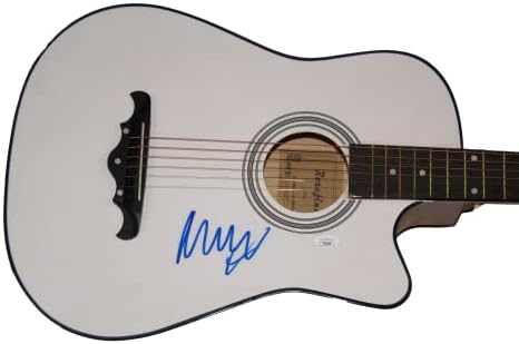 Маркус Мумфорд потпиша автограм со целосна големина Акустична гитара Б/Jamesејмс Спенс автентикација JSA COA - Mumford & Sons,