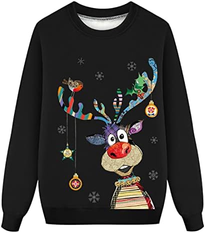 Двојка Божиќни џемпери сетови за Божиќни долги ракави удобни бои за џемпери грди Божиќни празници семејство