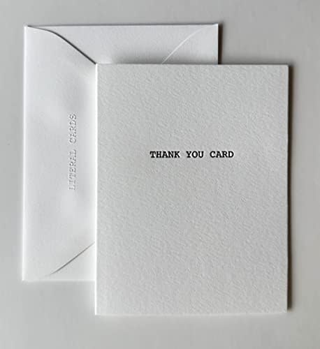 Буквални картички благодарам картичка