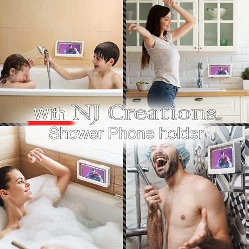 Водоотпорен држач за телефон за туширање со чувствителен екран на допир, водоотпорен држач за телефони, куќиште за туширање