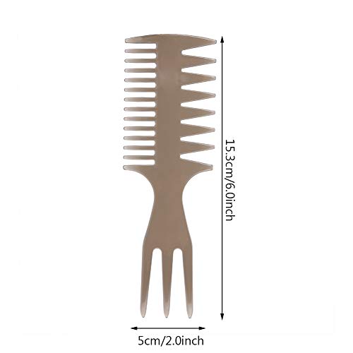 Мажи за фризерска алатка Широки заби вилушка антистатичка чешел коса зацрвстувањето масло за виткање на косата за коса Масажа на глава чешел