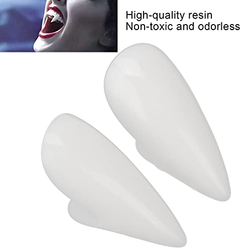 Заби, протези 2 големини смола додаток за костум нетоксичен за космеј за Ноќта на вештерките