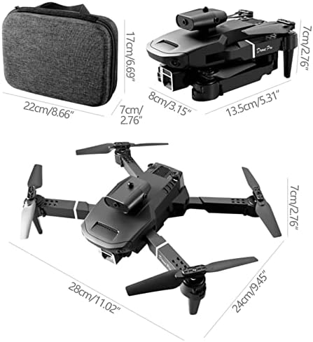 E100 UAV HD 4K Drone, воздушна фотографија со двојна камера преклопна RC Quadcopter, далечински управувач Quadcopter Boy Model Model Model