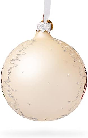 Берза стакло топка Божиќ украс 3,25 инчи