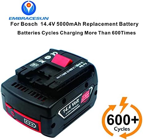 ПРЕГРАТКА Преносна Кутија за Батерии 5000mAH BOS14. 4B Li-yon 14.4 V Замена За Bosh 14.4 V Батерија BAT607G BAT6140 2607336608