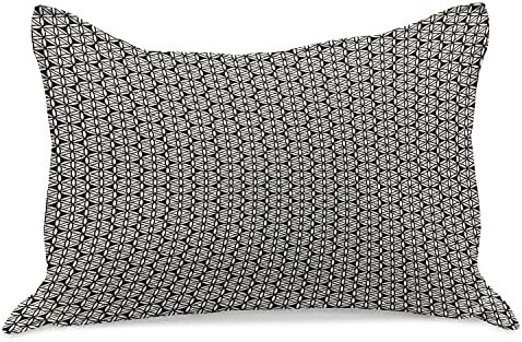 Амбезон Апстрактни плетени ватенка перници, дрво на животните кругови по преклопување на овални модерни традиционални мотиви, стандардна