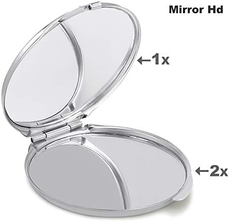 Гранџ Т-рекс Иносаурус Компактен Огледало Џеб Патување Шминка Огледало Мал Преклопен Пренослив Рачен Огледало