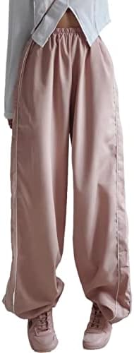 Zontroldy товарни панталони жени со високи половини со високи половини, панталони за жени, џогер директно широка нога падобран y2k